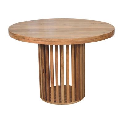 Stockholm Oak Finish Dining Table A true work of art is our Stockholm table, designed in Scandinavian style from Mango wood and stained in an oak effect. It's so good that you won't want to put anything on it!
Looks great with the matching Stockholm Dining Chairs,