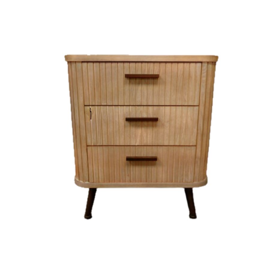 If you need to have more possessions within your reach at night, then this three drawer bedside cabinet could be just right for you.