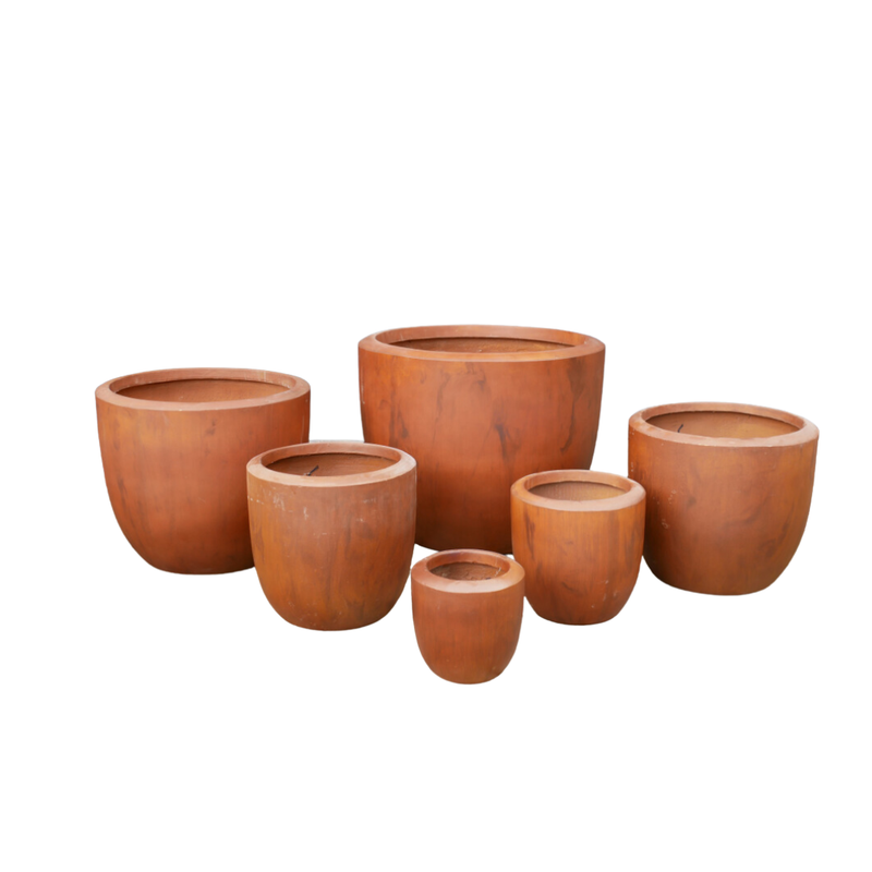 A set of six of our popular Ribble planters, so you'll never be wanting for the right sized planter again!