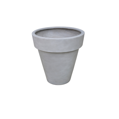 A slightly smaller  version of our Feldspar Clay Flowerpot at 37 cm.