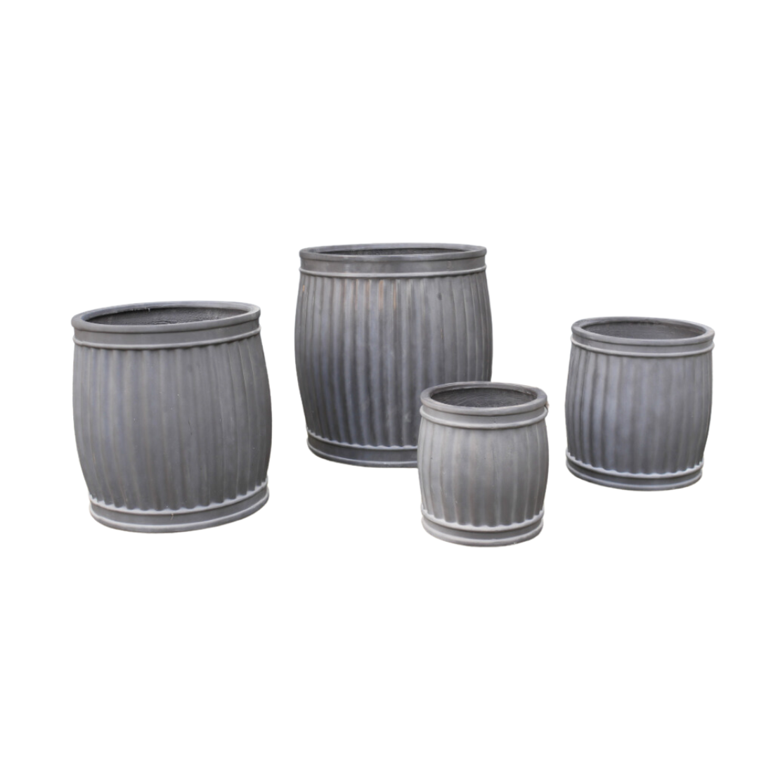 Our Shannon planters are made from Feldspar Clay and the soft colouring looks so attractive