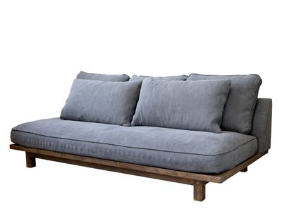 Serene Blue Large Cushion Sofa