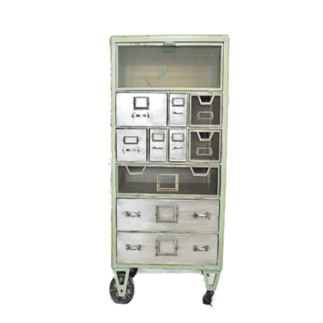 Industrial Tower Cabinet on Wheels