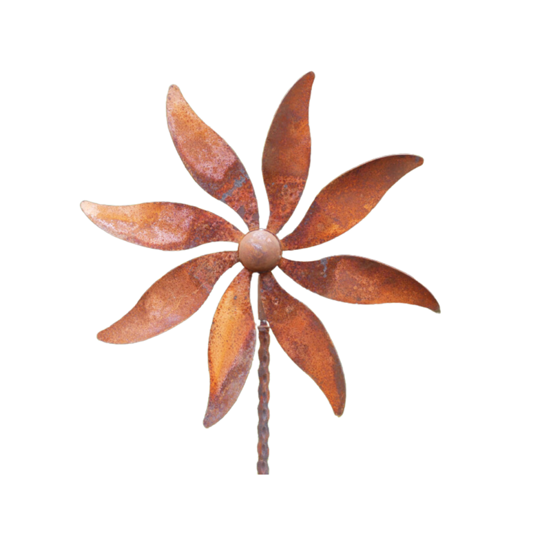 Flower Spinner Garden Art