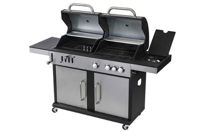 Charcoal and Gas Combi BBQ