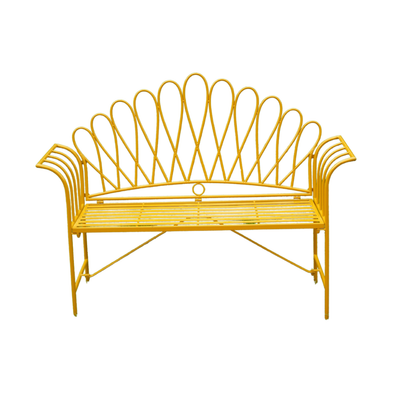 You have to smile your best summer smile whenever you see this Sunshine Festival bench.