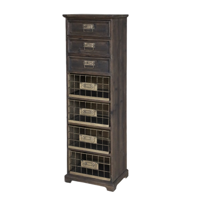 With three drawers and four cage drawers too, this Oliver Drawer Unit will  surely take care of your life!