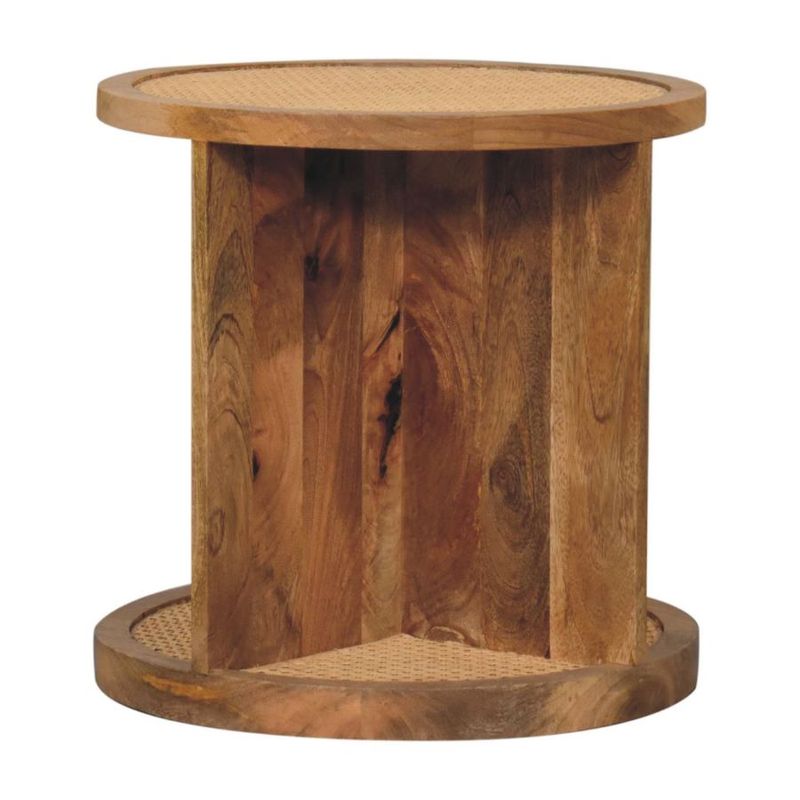 The Cara Side Table is a sturdy piece of craftsmanship with a warm, rich oak effect finish that will be so useful in your lounge.