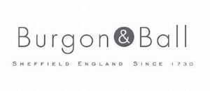 Burgon & Ball Logo
SHEFFIELD ENGLAND SINCE 1730
(grey rounded font & the & is white in a grey circle ((ball))