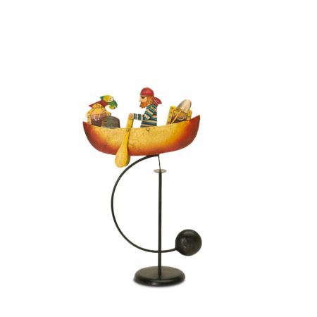 Shiver Me Timbers- wouldn't this Pirate Balance Toy look interesting and fun as an ornament on a display shelf 