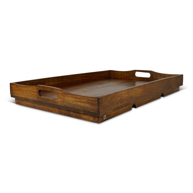 This larger Trunk Tray at 72.5 x 47 cm has room for a banquet!! If required, it has been made so as it fits perfectly onto the Stateroom Trunk unit.
