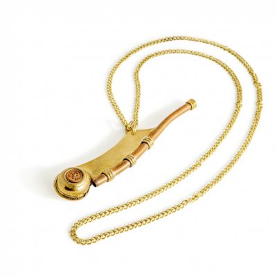 Shout out your orders after summoning the crew with this Bosun's Whistle!