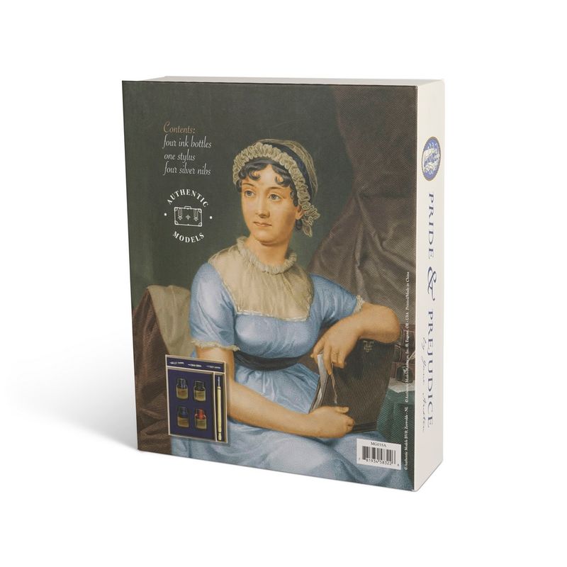 A picture of the lady herself on the back of the box