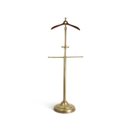 Ideal for an upmarket bedroom! Hang tomorrow's clothes with confidence, and the clock makes sure you're not too late for your appointment.