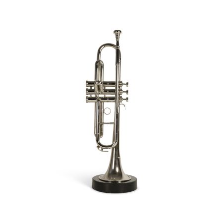 The trumpet is also available in a silver finish too.