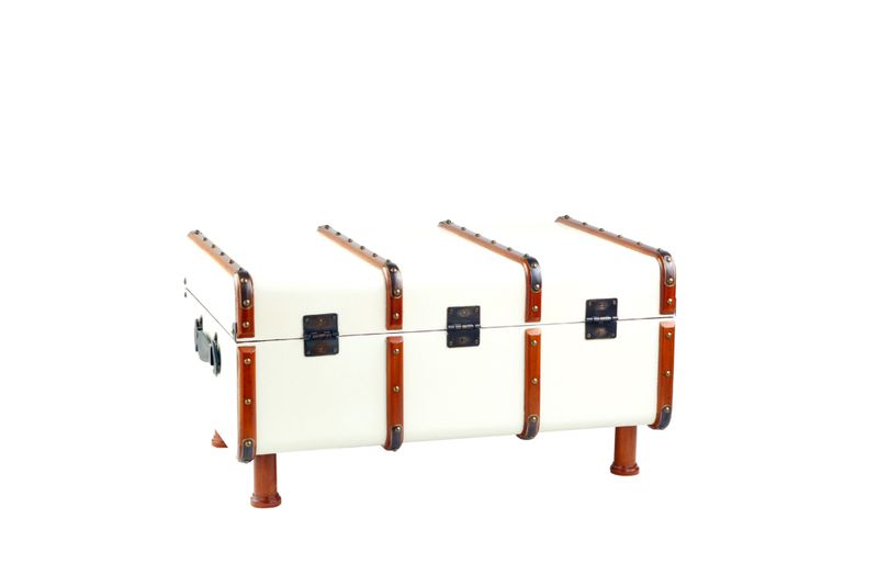 The rear view of the Stateroom Trunk Table