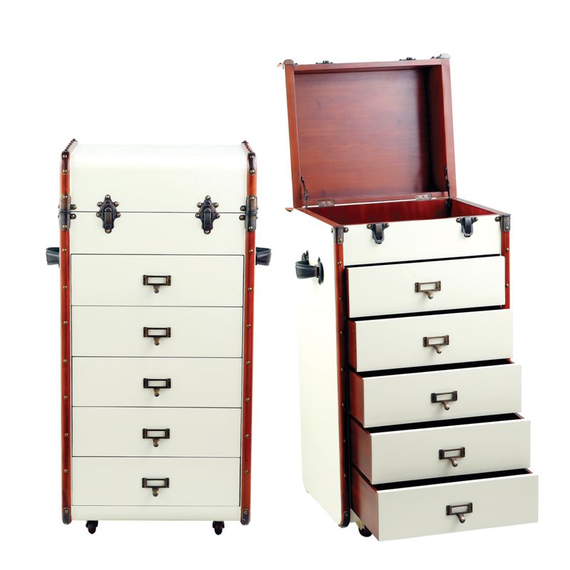 This is the larger version of the Stateroom Drawers with five good sized drawers and a hinged lid compartment too. This will make your bedroom very special- or perhaps to cosset your guestroom?