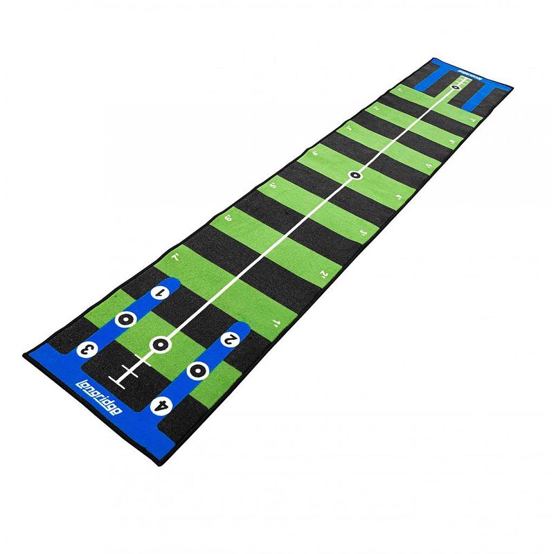 Longridge Pro Putting Mat
Green Black Stripe Runner Mat with Markings