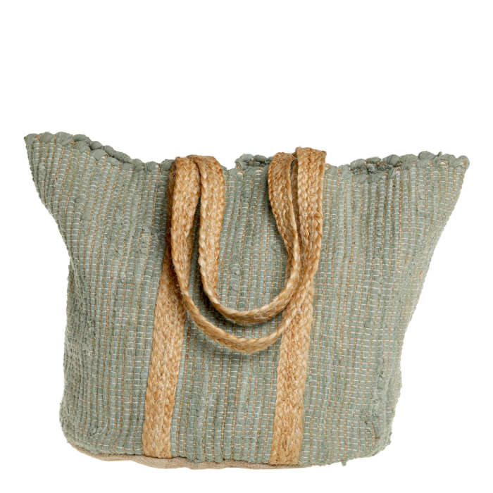 This fashionable Verte Bag will soon be your natural 'go-to' bag for its style and practical uses. It's a good size at a height of 60 cm, and it's made of recycled yarn too, so you are doing your bit for the planet. 