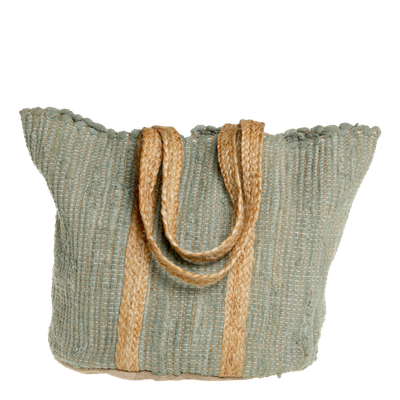 This fashionable Verte Bag will soon be your natural 'go-to' bag for its style and practical uses. It's a good size at a height of 60 cm, and it's made of recycled yarn too, so you are doing your bit for the planet. 