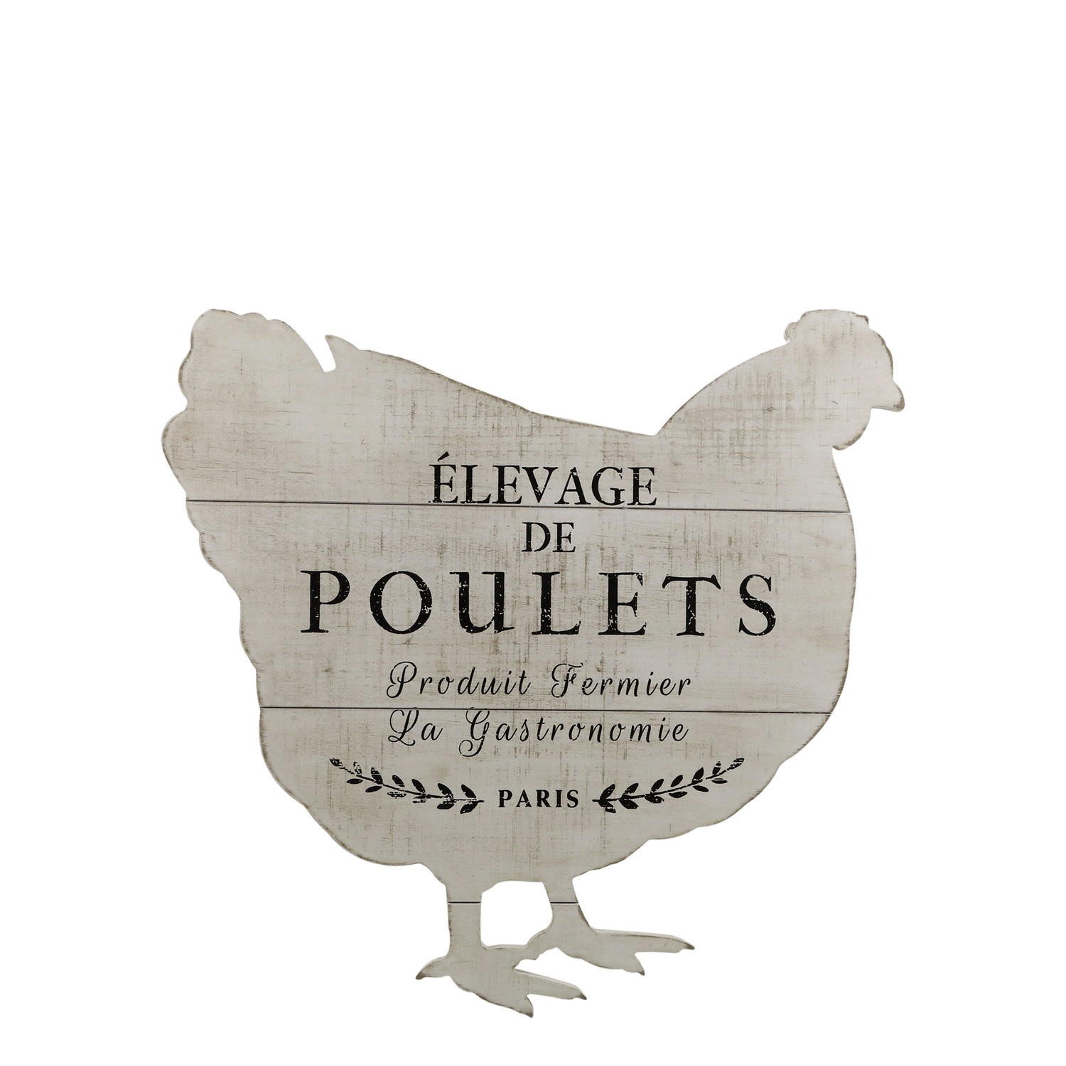 Brighten your kitchen tastefully with this lovely pinewood chicken shaped decor.