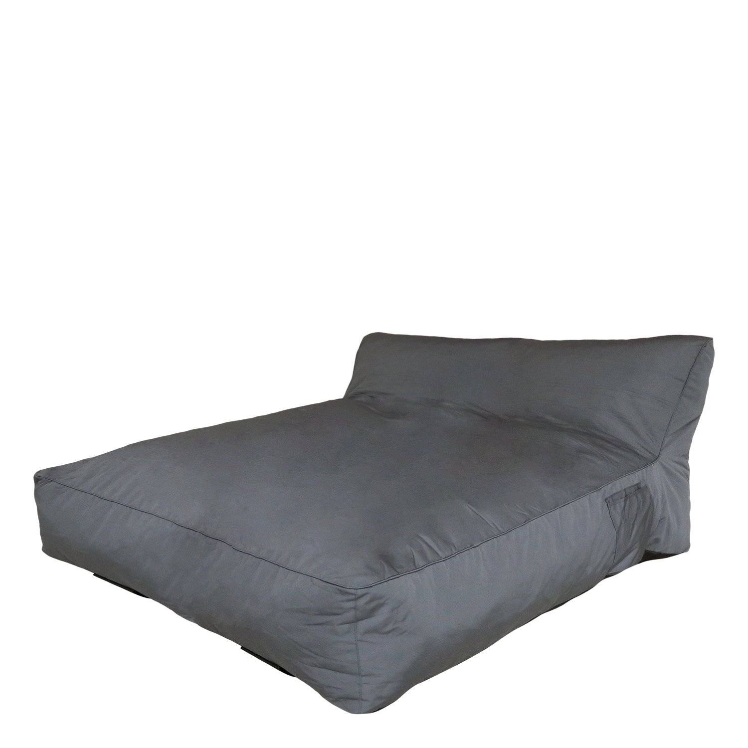 Bring a whole new dimension to outdoor leisure. 
When you just want to comfortably laze outdoors, what more could you want but an outdoor bed?
And with this lazyday double bed, who cares if those household chores have to wait for a while longer? 
Dimensions: H 65 x L 160 x W 140 cm (seat height is 38cm)  Waterproof, with Coal finish.