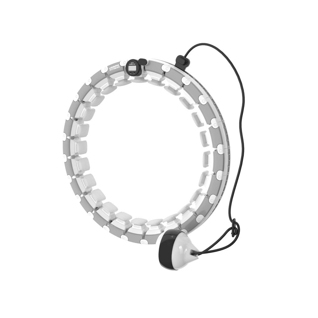 Just what you need to help you achieve those fitness goals! This weighted fitness hoop easily adjusts to make it just the right tailored size for you, and tracks your activity and counts the calories used too.