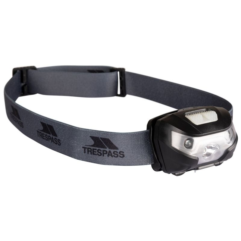 This view of the LED headtorch shows the must-have gadget as it would go round your head.