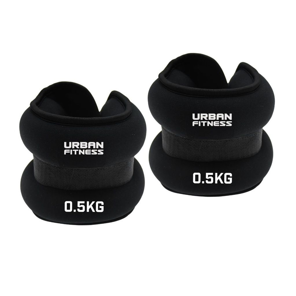 This pair of ankle/ wrist weights are just the job for strengthening both wrists and ankle joints as part of a thorough fitness regime, and every bit important for rehabilitation after accidents or injuries. 
They come in three different pair weights,  and shown here as they would look in use.    