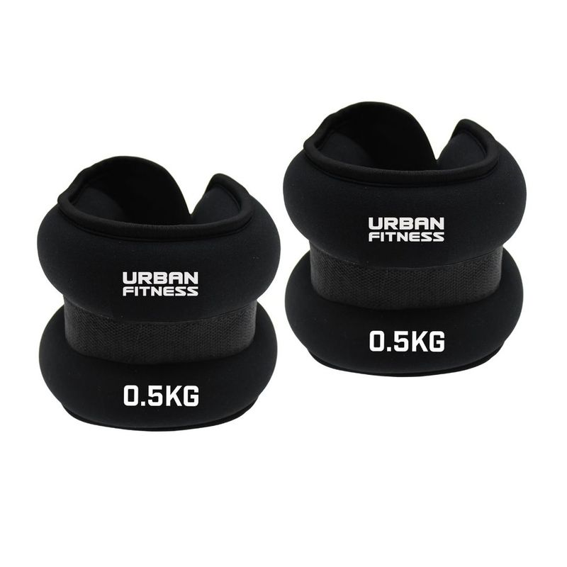 This pair of ankle/ wrist weights are just the job for strengthening both wrists and ankle joints as part of a thorough fitness regime, and every bit important for rehabilitation after accidents or injuries. 
They come in three different pair weights,  and shown here as they would look in use.    