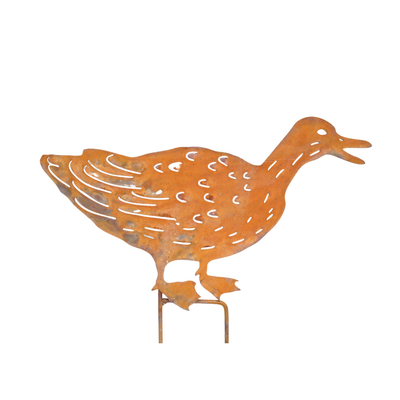 What a delightful ducky for your garden!