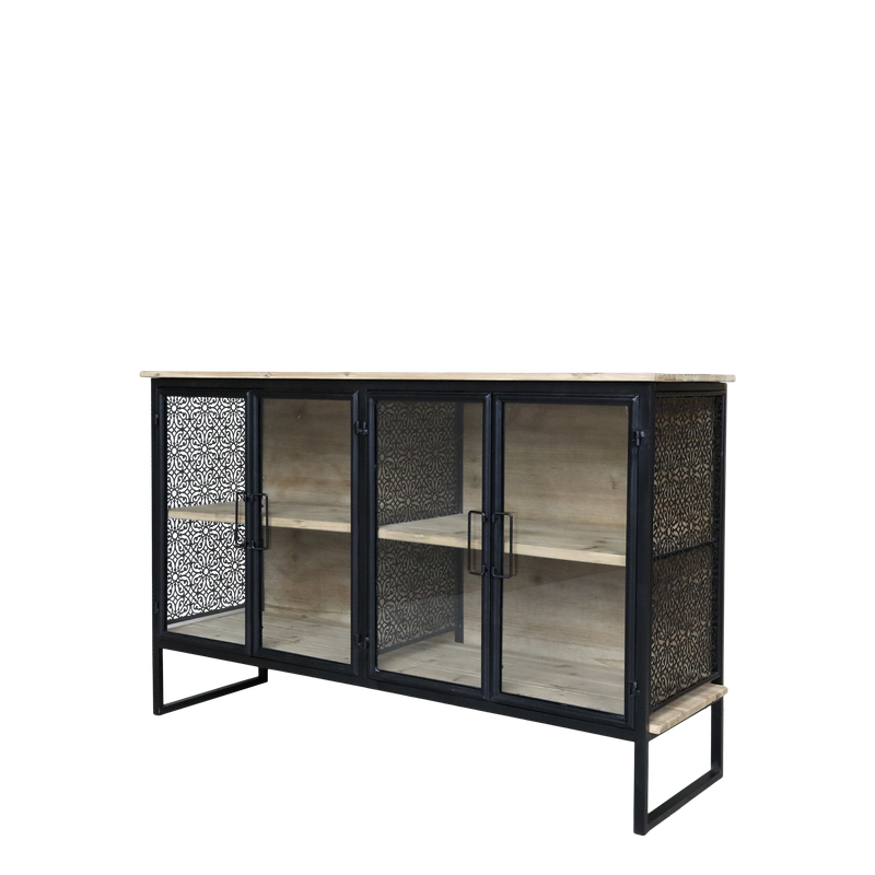 The Avon Display Sideboard has the Avon decorative side panels and glazed front doors 