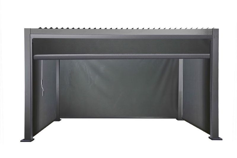 3M Pergola Aluminium Sliding Curtain