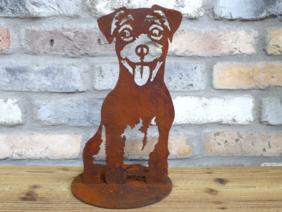 Roscoe Rusty Dog Garden Art