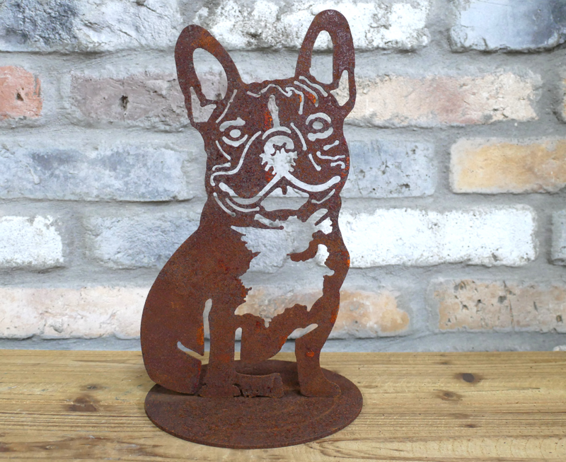 Rex Rusty Dog Garden Art