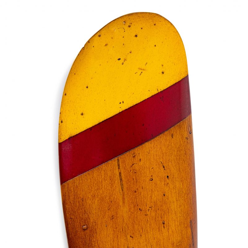 A close up of those propeller tips showing how smart these fine wooden objects will look on your wall.