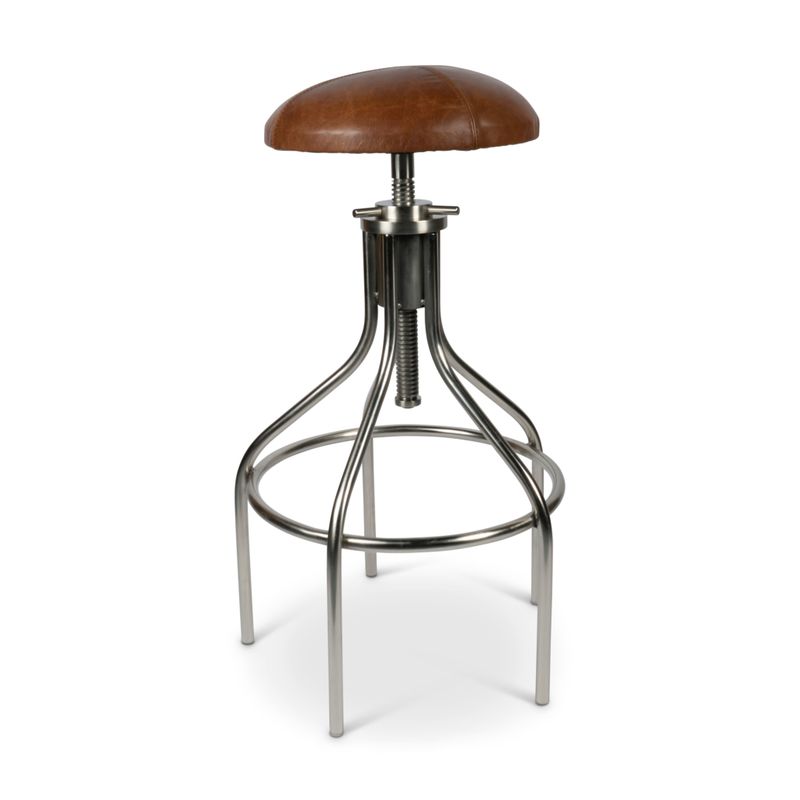 A very attractive stool in the style of the speakeasy bars of the twenties. 