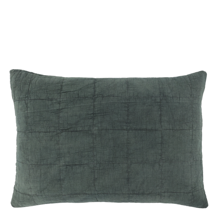 Chic Rectangular Cushion - Forest Green