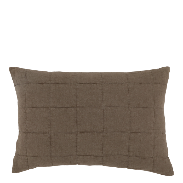 Chic Rectangular Cushion - Walnut