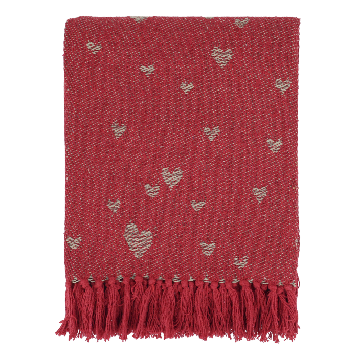 Chic Throw - Cherry Hearts Throw
