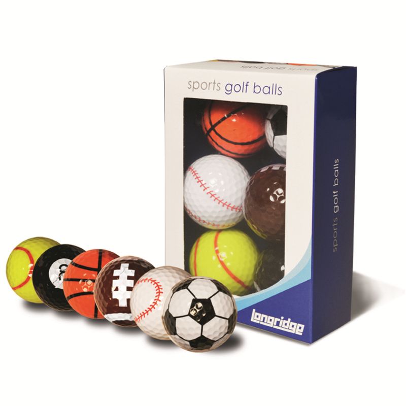 Longridge Sports Golf Balls 6Pk
