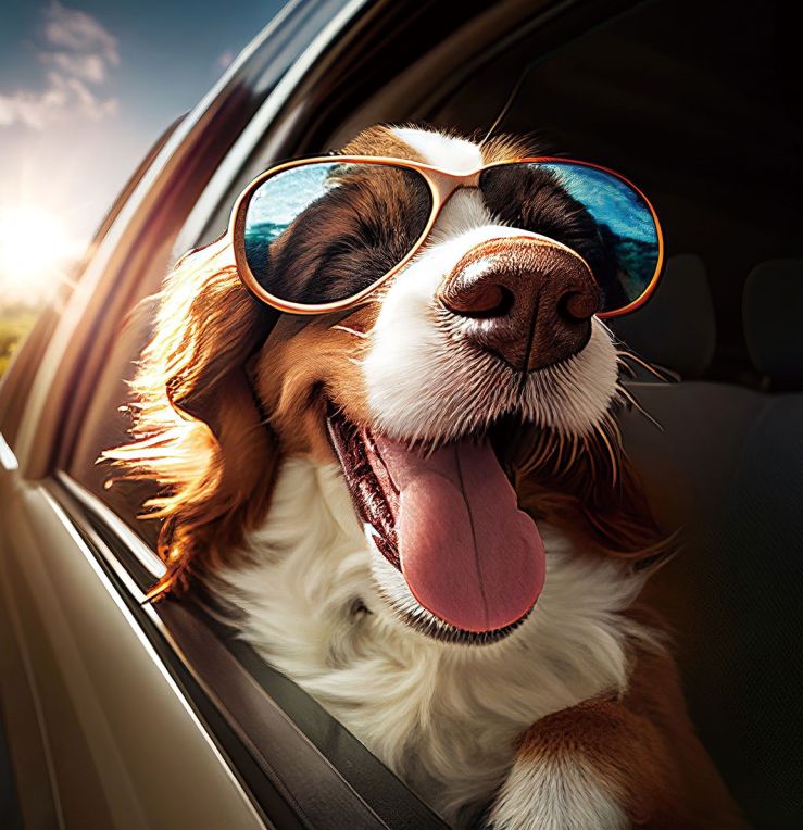 Douglas Dog Tempered Glass Wall Art