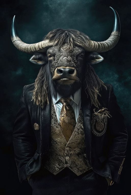 Axel Bull Tempered Glass Wall Art