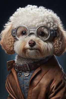 Scarlett Dog Tempered Glass Wall Art