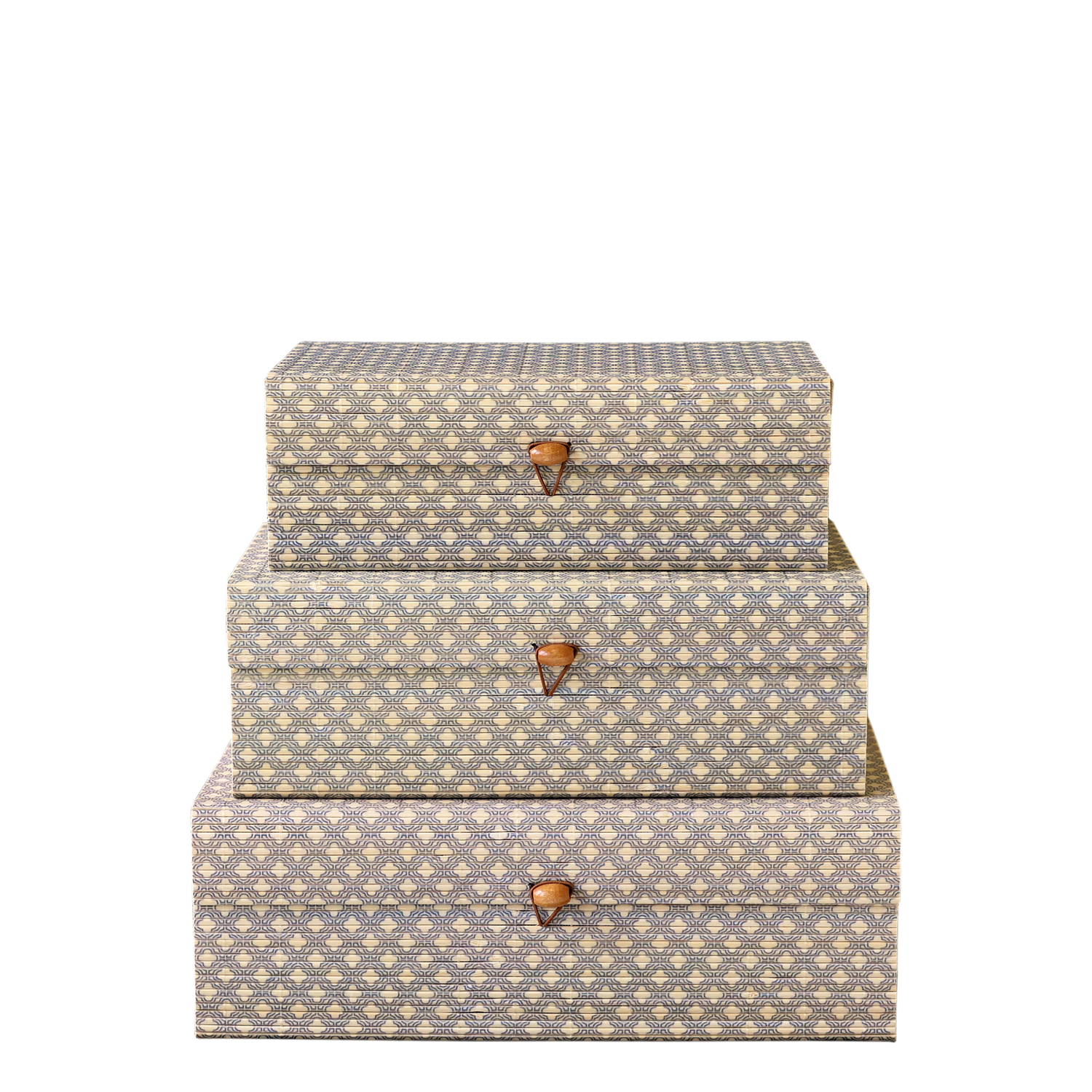 Amily Opal Set of Three Storage Boxes