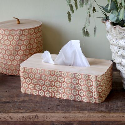 Amily Blush Tissue Box