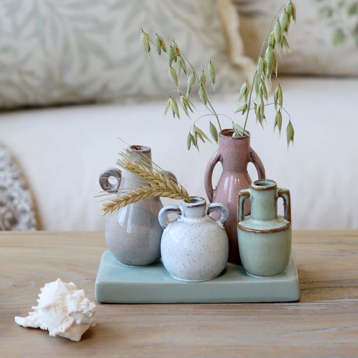 Potter Vases on Tray