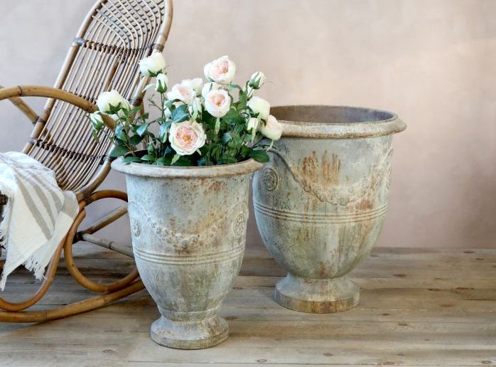 Eleanor Decorative Set of Two Garden Planters