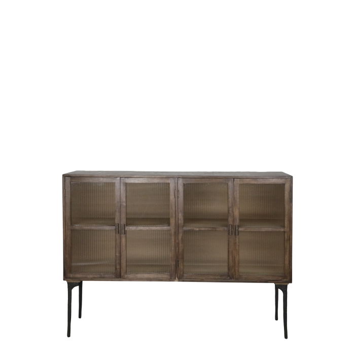 Prague Natural Finish Display Sideboard