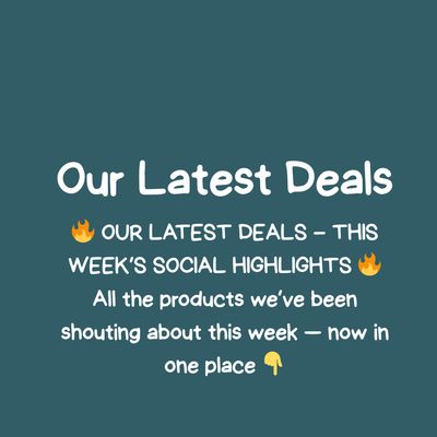 OUR LATEST DEALS – THIS WEEK’S SOCIAL HIGHLIGHTS
All the products we’ve been shouting about this week — now in one place
